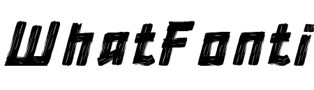brush in space Italic