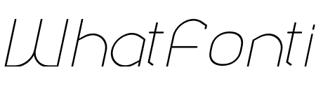 Ekela Circle UltraLight Italic