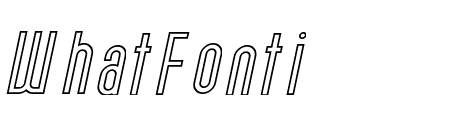 Alvia Outline Italic
