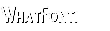 Caltons Typeface Shadow