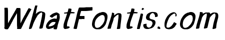 CG A Little Slanty Font Regular