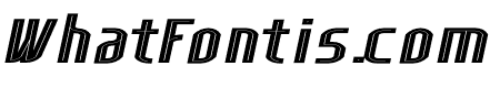 Lakisa Stencil Italic