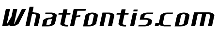 Lakisa Bold Expanded Italic