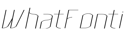 Lakisa Thin Expanded Italic