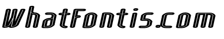 Lakisa Rounded Stencil Italic