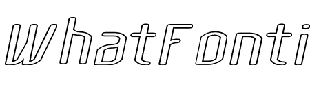 Lakisa Rounded Outline Expanded Italic