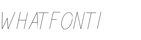 MAVIS Thin Italic