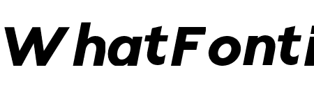 Radian Extra Bold Italic