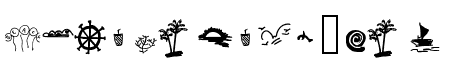 Beach dingbats