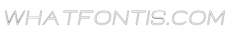 Neon Italic Outline