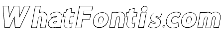 Dustin Italic Outline Regular