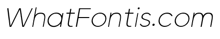 Visia Pro ExtraLight Italic