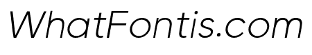 Visia Pro Light Italic
