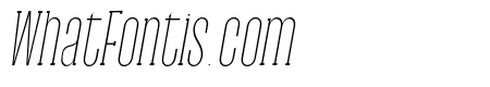Galvin-ThinItalic