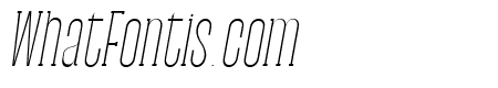 Galvin Thin Italic