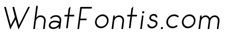 Maxim Sans Light Italic