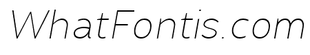 Fibon Neue ExtraLight Oblique