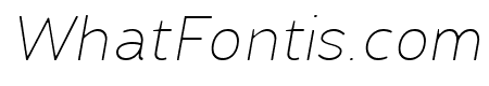 Fibon Neue Thin Italic Round