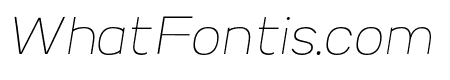 Ripple Thin Italic