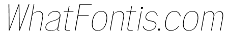 Deron Thin Italic