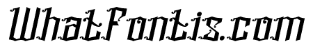 The Boiseries slant Regular