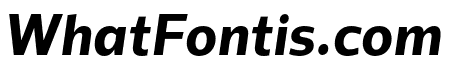 Sentral ExtraBold Italic