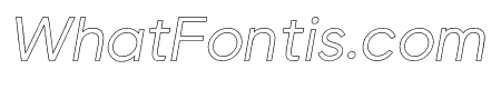 Visia Pro Italic Outline
