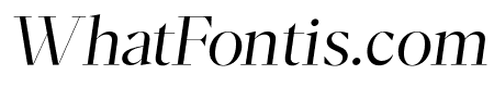 Moriarty Italic