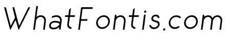 George Rounded Light Italic