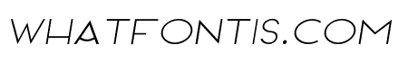 Hanover Thin Italic
