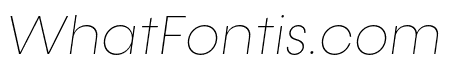 Konnect Thin Italic