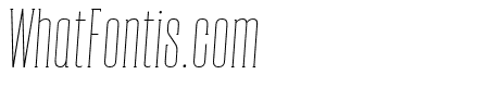 CONQUEST Slab serif Thin Italic