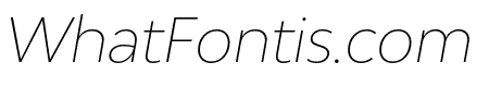 Bw Modelica Thin Italic