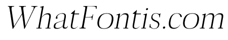 Aludra Light Italic
