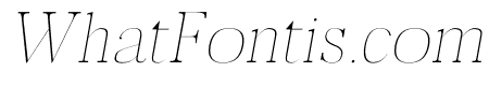 Aludra Thin Italic