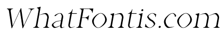 Aara Light Italic