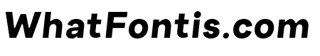 Quadran Black Italic