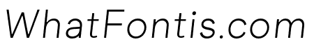 Quadran ExtraLight Italic