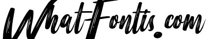 Merci Heart Brush-Italic