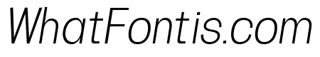 Hacim Light Italic
