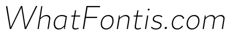 Magdelin Alt ExtraLight Italic