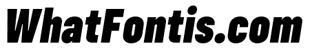 Config Condensed Black Italic