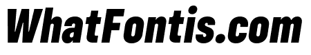 Config Condensed ExtraBold Italic