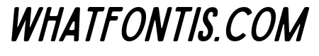 SailorsCondensedSlant-Italic
