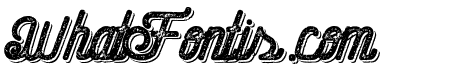 HometownScriptBoldRoughShadow