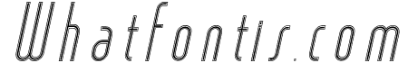 Salah Line Thin Italic