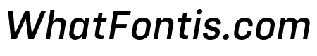 Config Medium Italic