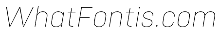 Config Thin Italic
