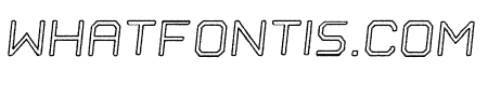 Nostromo Outline Medium Oblique Rough