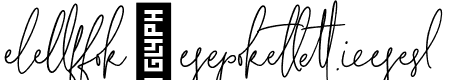 South Wind Script 6 ligatures 2